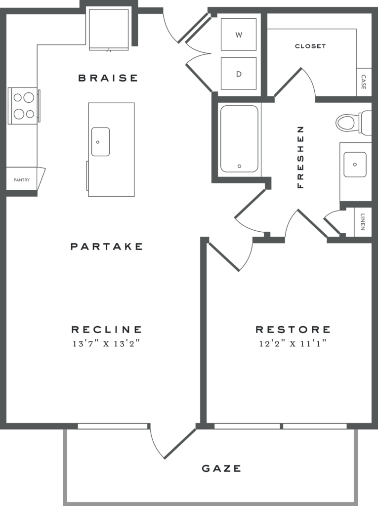 A2 | One Bedroom | New One Bedroom Apartments in South Austin