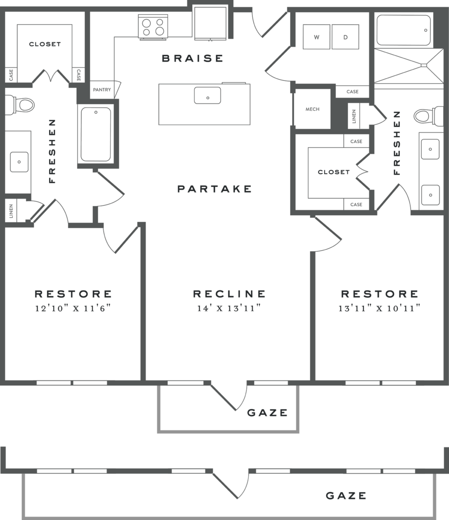 Two Bedroom Austin Apartments